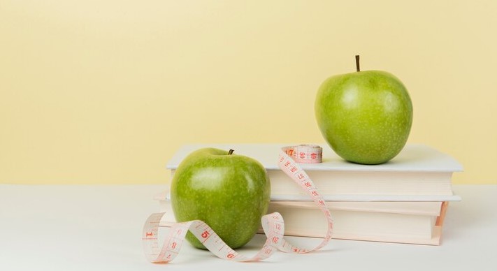 Manzanas verdes para el control del peso